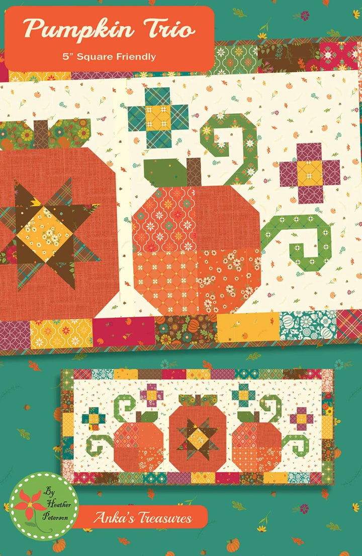Pumpkin Trio (ANK356) - Maple Leaf Quilting Company Ltd.