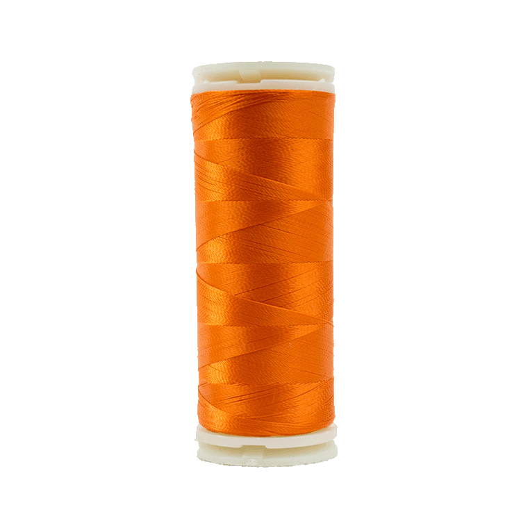 Pure Orange - 711 | InvisaFil™ 100wt Invisible Cottonized Polyester Thread (400m/437yd) - Maple Leaf Quilting Company Ltd.