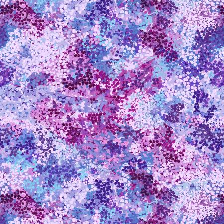 Purple Petals 118" Cotton (BQ4043 - 55) – Sold in UNITS of ¼ metre - Maple Leaf Quilting Company Ltd.