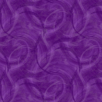 Purple Quasi Circle Texture 108” Flannel ( BQ3995F - 55) - Sold in UNITS of 1/4 metre - Maple Leaf Quilting Company Ltd.