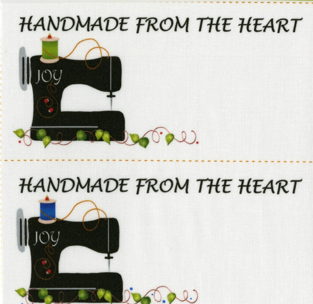 Quilt Labels Joy Sewing Machine 2 - 4 per pack (JHQL2SM) - Maple Leaf Quilting Company Ltd.