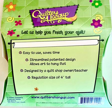Quilters Hangup - Quilt Hanger (BLACK) - Maple Leaf Quilting Company Ltd.