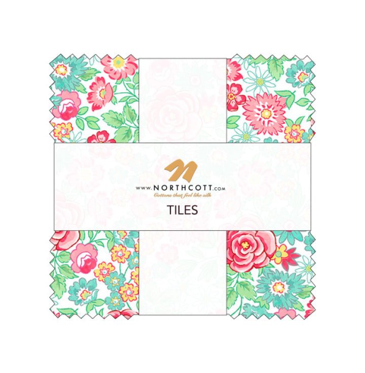 Quilting in Bloom Collection | 10in Squares - 42pcs (TQUILTING42-10) - Maple Leaf Quilting Company Ltd.