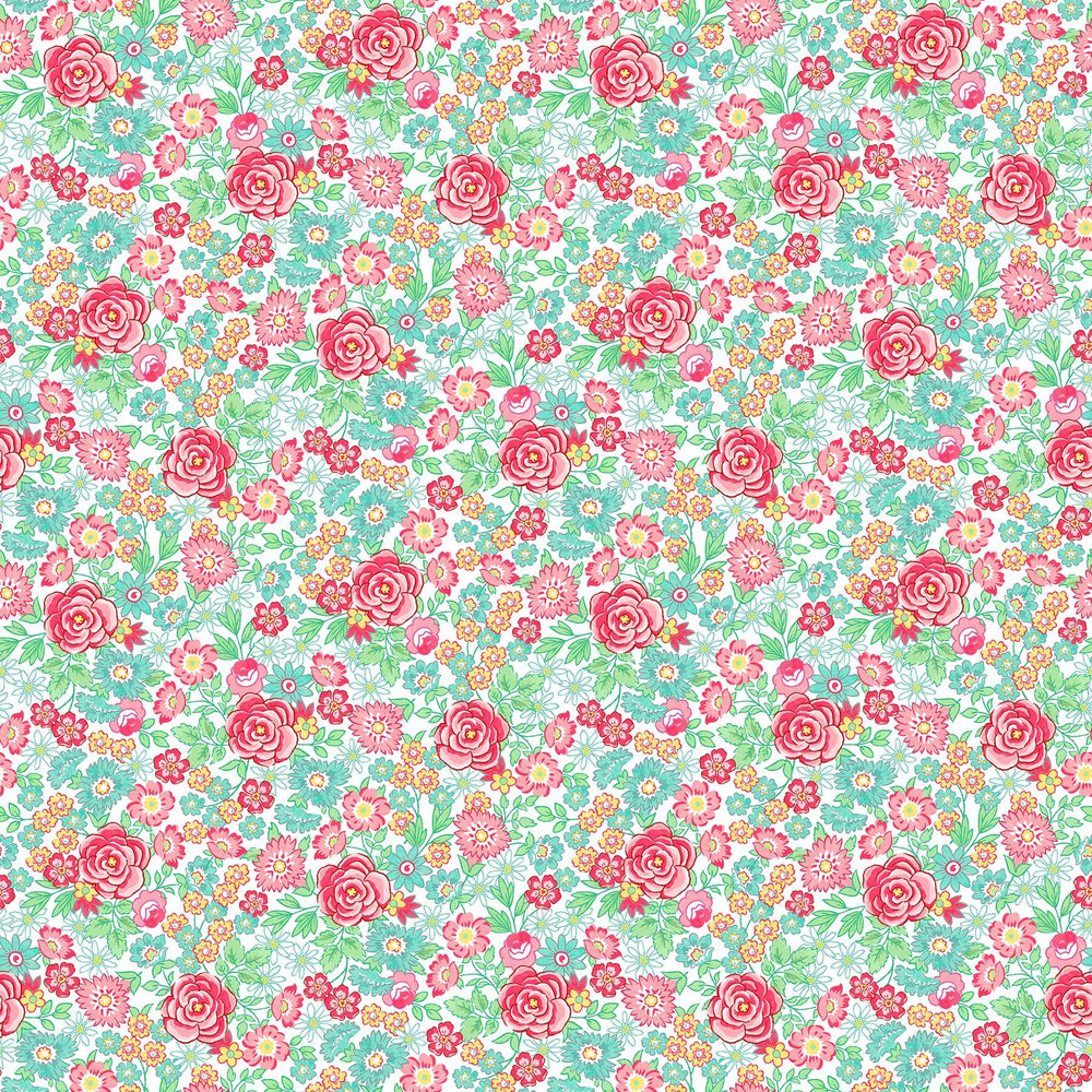Quilting in Bloom Collection | 5in Squares - 42pcs (CQUILTING42-10) - Maple Leaf Quilting Company Ltd.