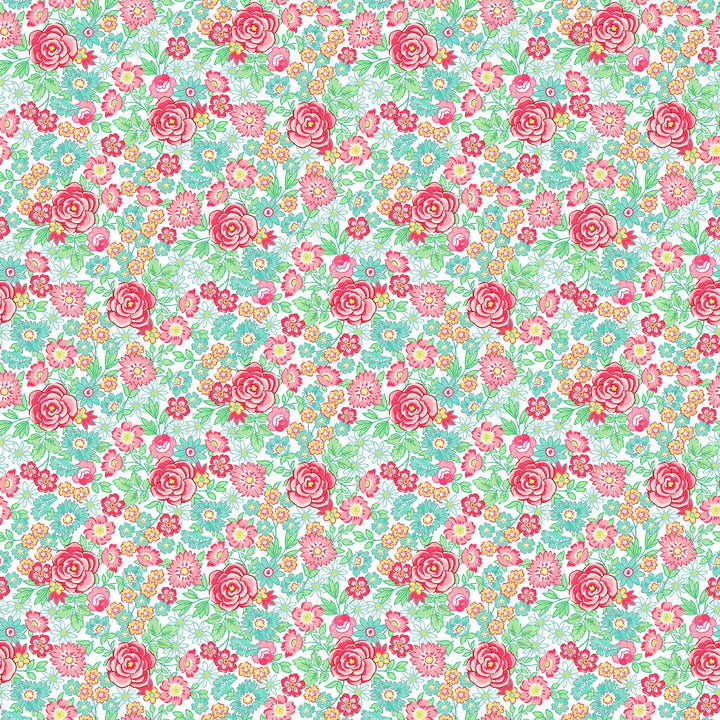 Quilting in Bloom Collection | 5in Squares - 42pcs (CQUILTING42-10) - Maple Leaf Quilting Company Ltd.
