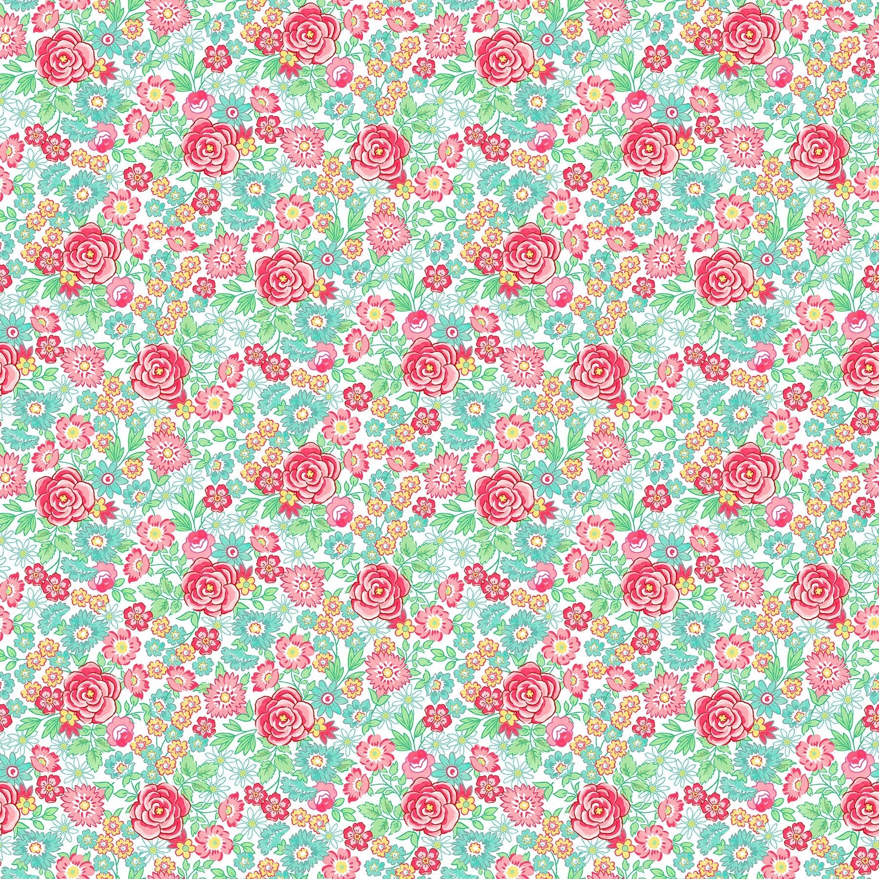 Quilting in Bloom Collection | 5in Squares - 42pcs (CQUILTING42-10) - Maple Leaf Quilting Company Ltd.
