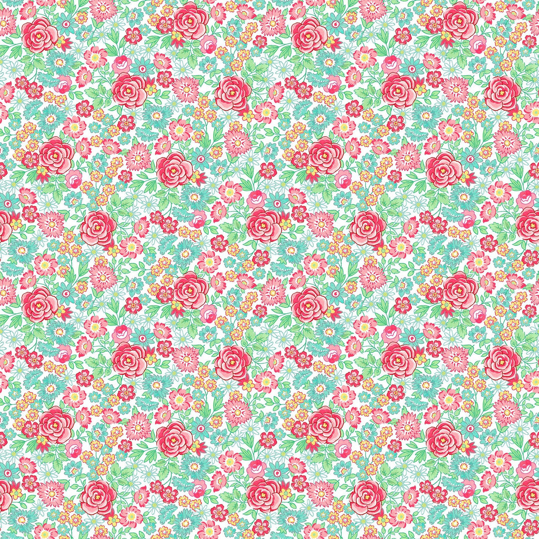 Quilting in Bloom Collection | 5in Squares - 42pcs (CQUILTING42-10) - Maple Leaf Quilting Company Ltd.