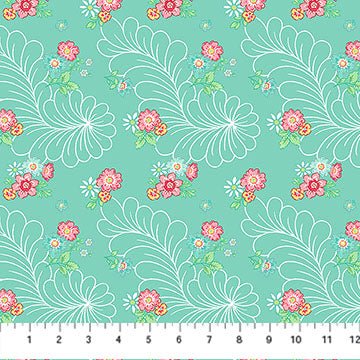 Quilting in Bloom Collection | 5in Squares - 42pcs (CQUILTING42-10) - Maple Leaf Quilting Company Ltd.