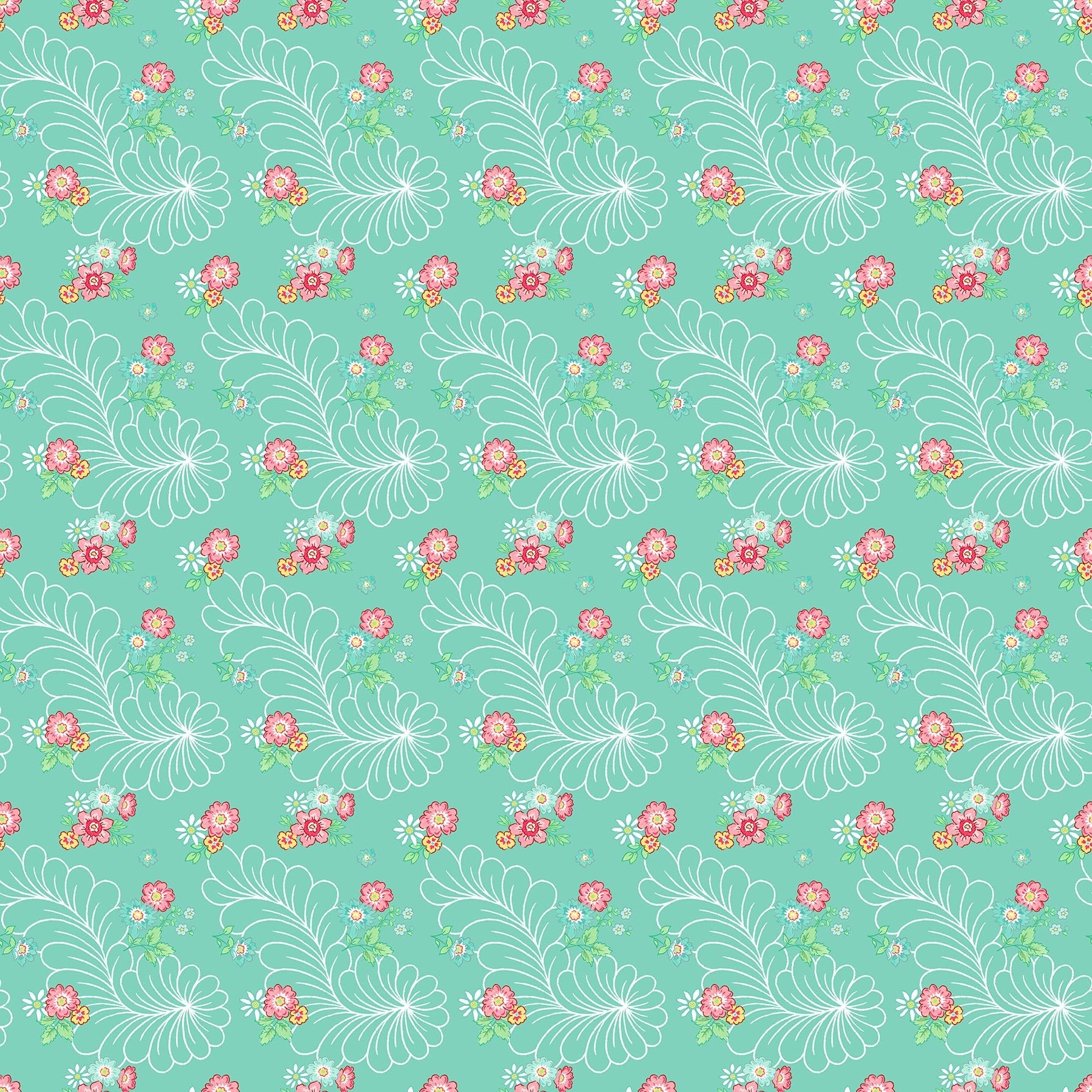 Quilting in Bloom Collection | 5in Squares - 42pcs (CQUILTING42-10) - Maple Leaf Quilting Company Ltd.