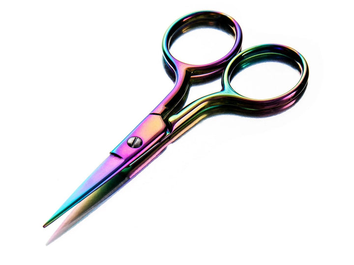 Rainbow Titanium Embroidery Scissors Display (B4819RAIN) - Maple Leaf Quilting Company Ltd.