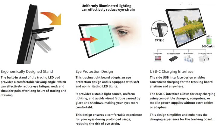 Rechargeable Light Tablet - Maple Leaf Quilting Company Ltd.