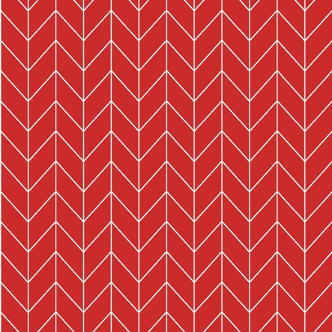 Red Chevron | 43/44" Cotton (8258M - R) - Sold in UNITS of ¼ metre - Maple Leaf Quilting Company Ltd.
