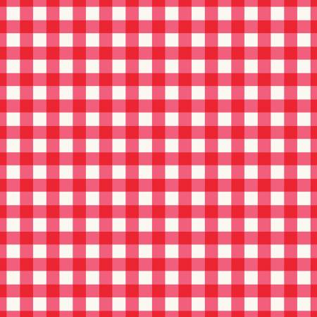 Red Picnic Gingham 108" Cotton (WB14618R - RED) – Sold in UNITS of ¼ metre - Maple Leaf Quilting Company Ltd.