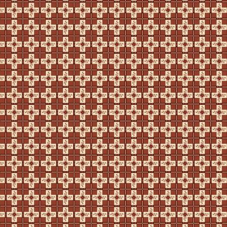 Red Plaid Path 44” - (R311352D - RED) – Sold in UNITS of ¼ metre - Maple Leaf Quilting Company Ltd.