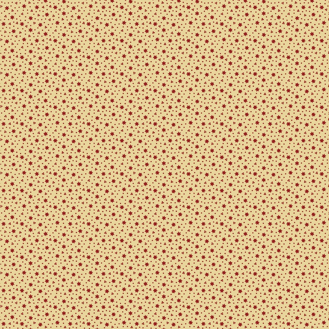 Red Tiny Stars 44” - (R111333D - RED) – Sold in UNITS of ¼ metre - Maple Leaf Quilting Company Ltd.