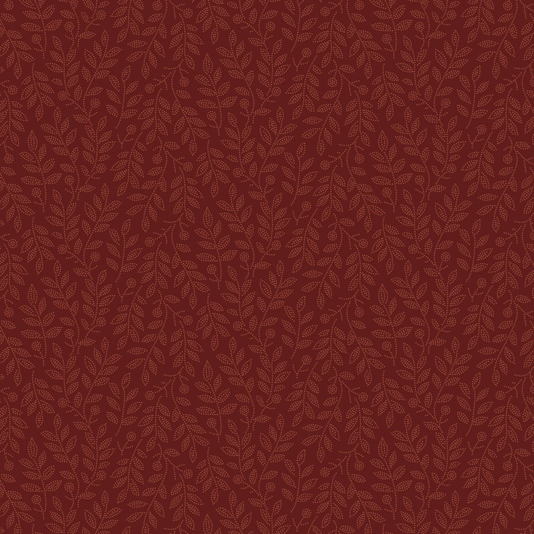 Red Willow 44” - (R621368D - RED) – Sold in UNITS of ¼ metre - Maple Leaf Quilting Company Ltd.