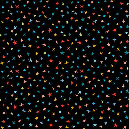 Retro Stargazer 108" Cotton (WBX12443 - RETR) – Sold in UNITS of ¼ metre - Maple Leaf Quilting Company Ltd.