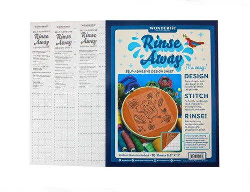 Rinse Away Design Sheet - Maple Leaf Quilting Company Ltd.