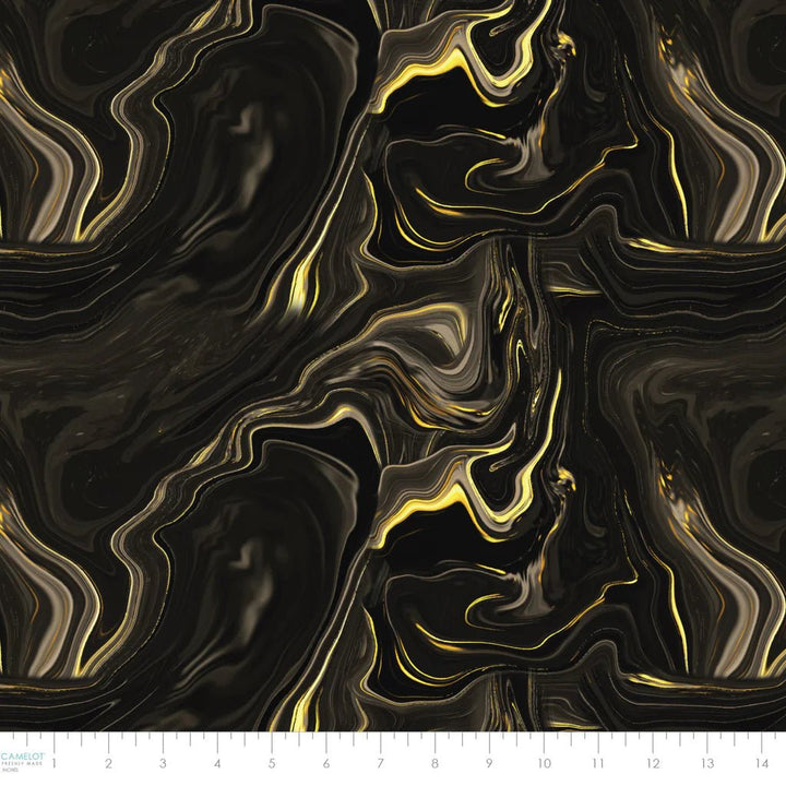 Ripples Metallic Ink 44” (21240902L - 01) – Sold in UNITS of ¼ metre - Maple Leaf Quilting Company Ltd.