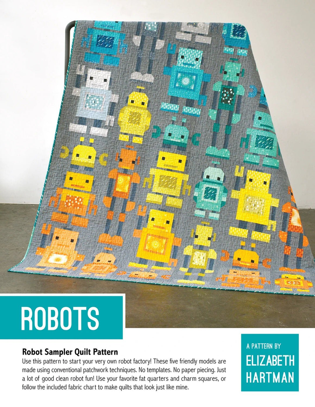 Robots! (EH066) - Maple Leaf Quilting Company Ltd.