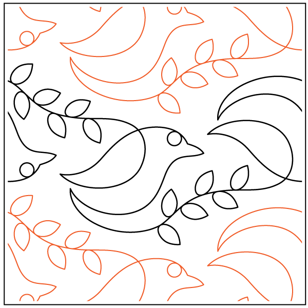 Rockin Robin – 6.5” Paper Pantograph