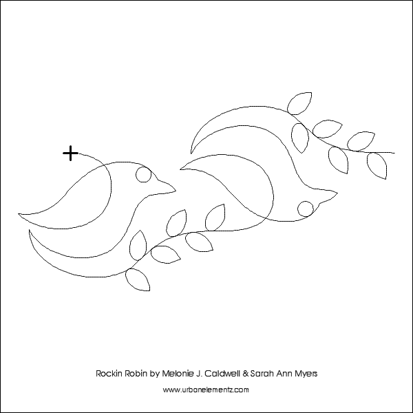 Rockin Robin – 6.5” Paper Pantograph