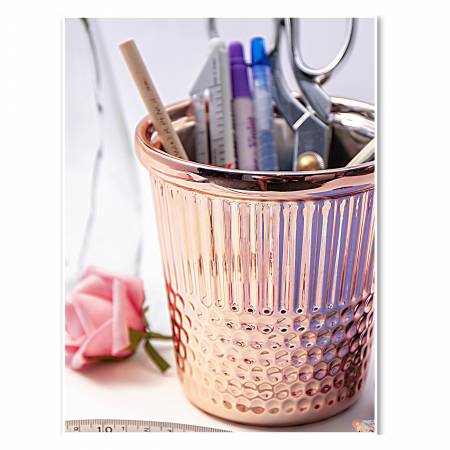 Rose Gold Thimble Craft Container (4910THIMBLE) - Maple Leaf Quilting Company Ltd.