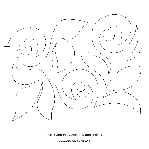 Rose Garden – 9” Paper Pantograph