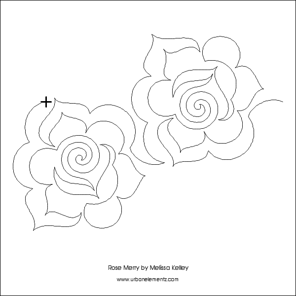 Rose Merry – 9” Paper Pantograph