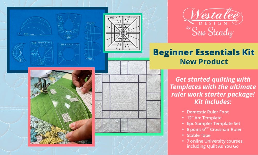 Ruler Quilting - Beginner Essentials Kit - Maple Leaf Quilting Company Ltd.