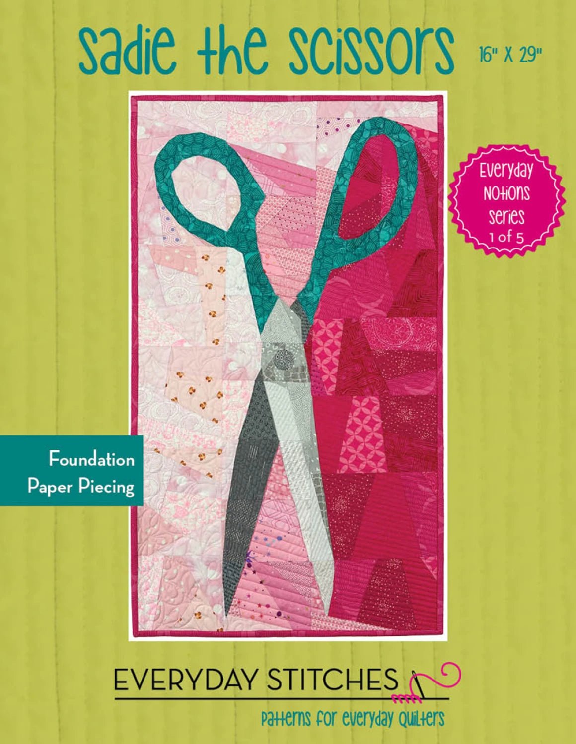 Sadie The Scissors (ES - 548 - SCI) - Maple Leaf Quilting Company Ltd.