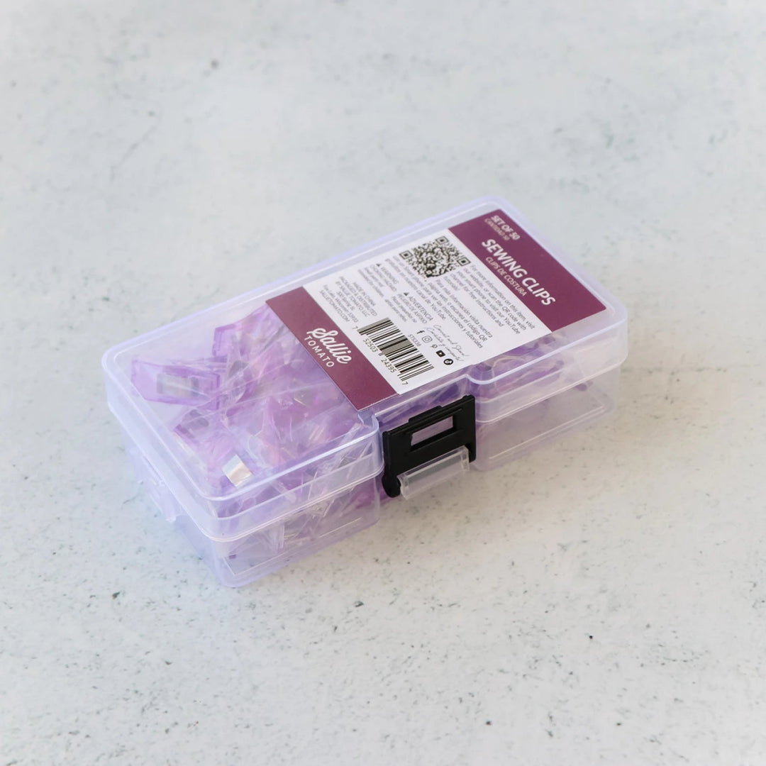 Sallie Tomato Sewing Clips - Purple (50pk) - Maple Leaf Quilting Company Ltd.