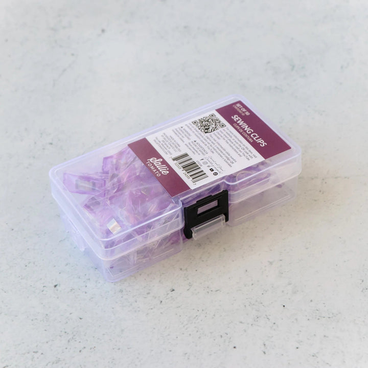 Sallie Tomato Sewing Clips - Purple (50pk) - Maple Leaf Quilting Company Ltd.