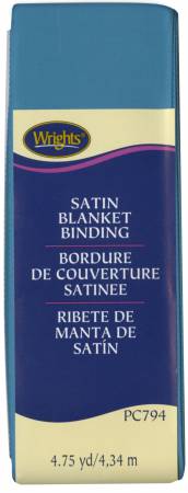 Satin Blanket Binding - Mediterranean - Maple Leaf Quilting Company Ltd.