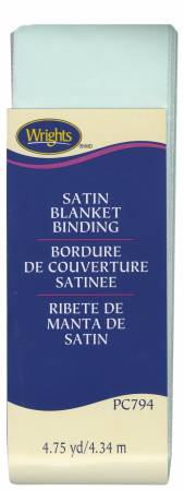 Satin Blanket Binding - Mint - Maple Leaf Quilting Company Ltd.