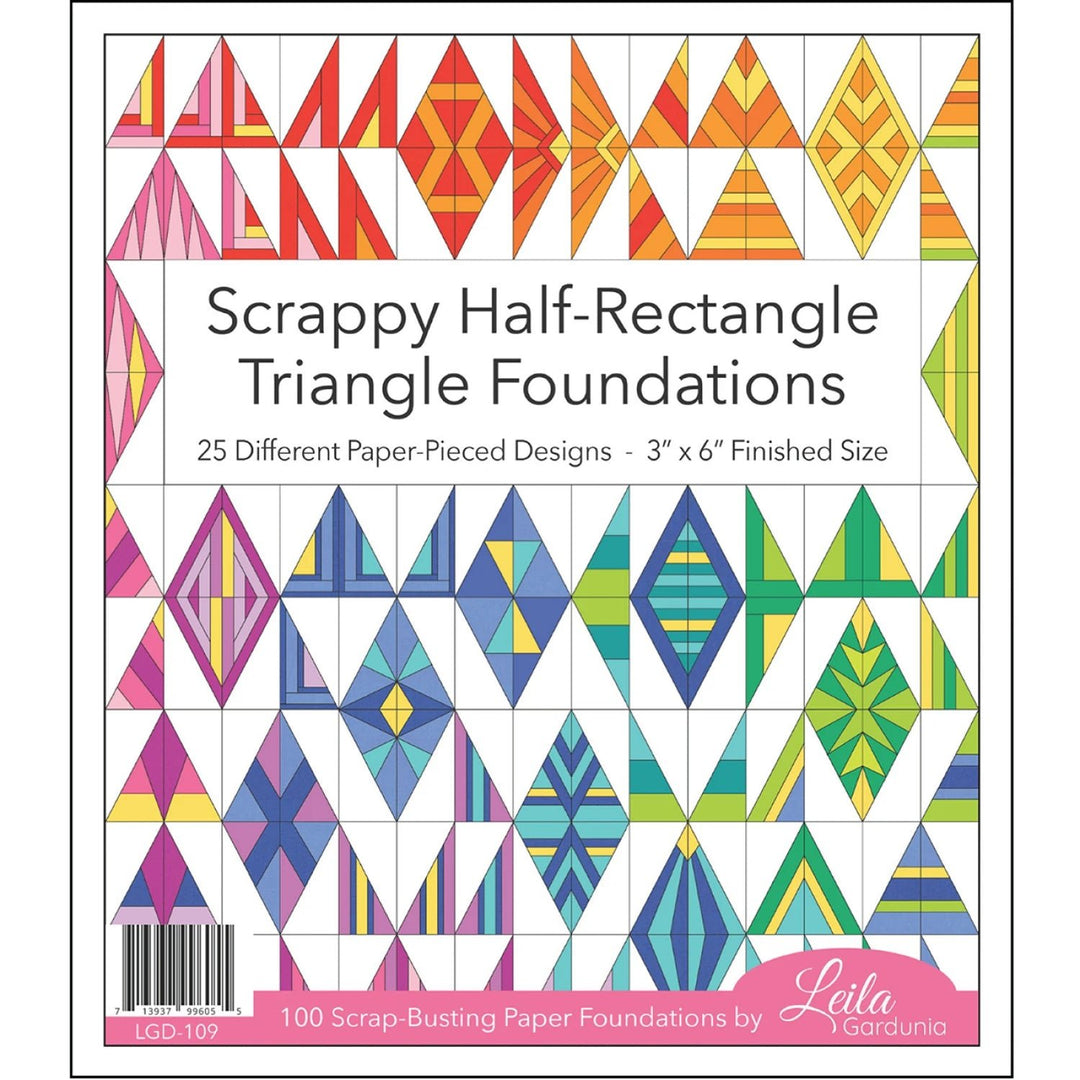 Scrappy Half - Rectangle Triangle Foundation Pad (LGD - 109) - Maple Leaf Quilting Company Ltd.