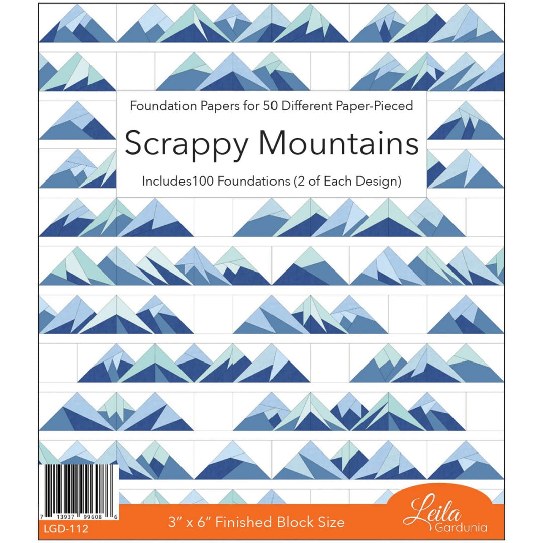 Scrappy Mountains Foundation Paper Piecing Pad (LGD - 112) - Maple Leaf Quilting Company Ltd.