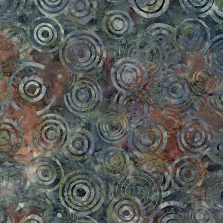 Sea Crop Circles 106" Batik (BX3458 - SEA) – Sold in UNITS of ¼ metre - Maple Leaf Quilting Company Ltd.