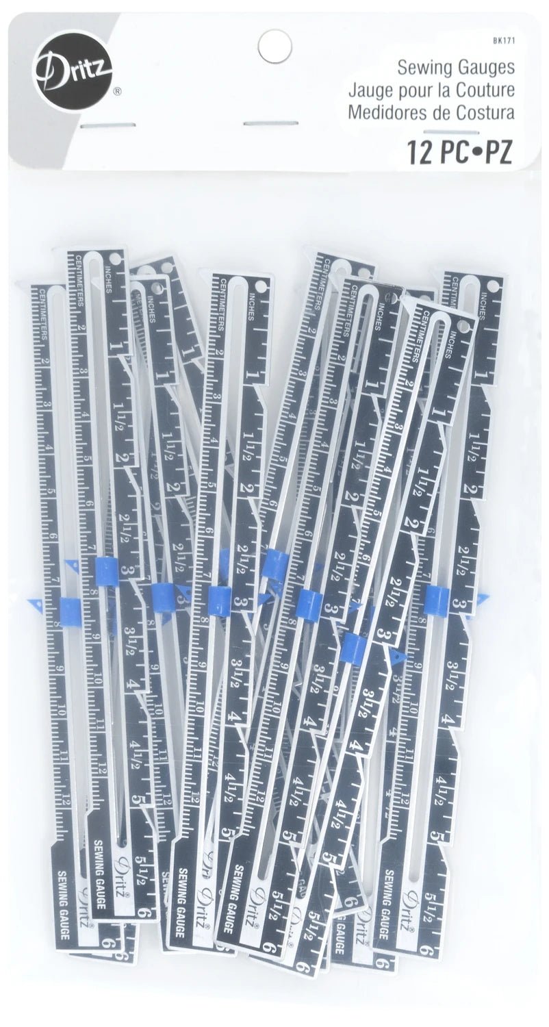Seam Gauges 6" (BLK171) - Maple Leaf Quilting Company Ltd.