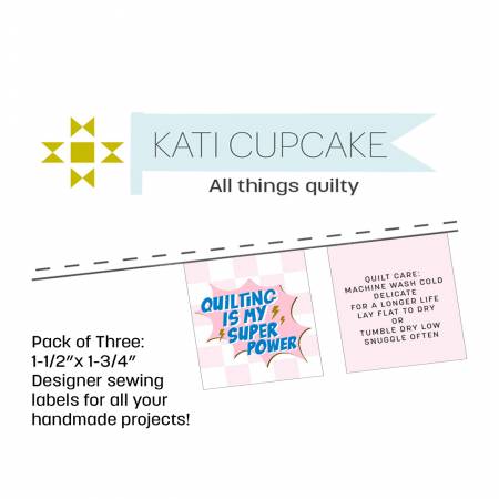 Sew In Labels - "Super Power" - Maple Leaf Quilting Company Ltd.