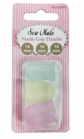 Sew Mate Needle Grip Thimbles 3pk - Maple Leaf Quilting Company Ltd.