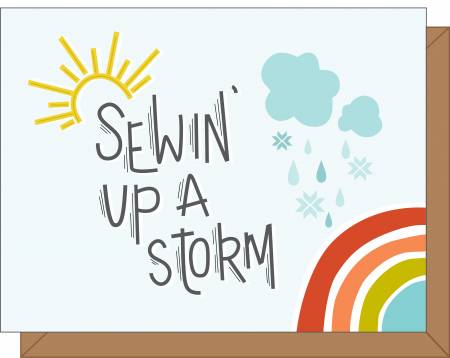 Sewin' Up A Storm Gift Card (KC208) - Maple Leaf Quilting Company Ltd.