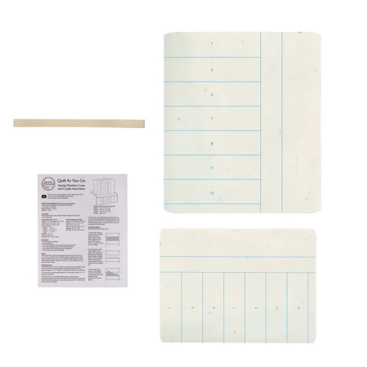 Sewing Machine Cover & Caddy Quilt - As - You - Go Kit - Maple Leaf Quilting Company Ltd.