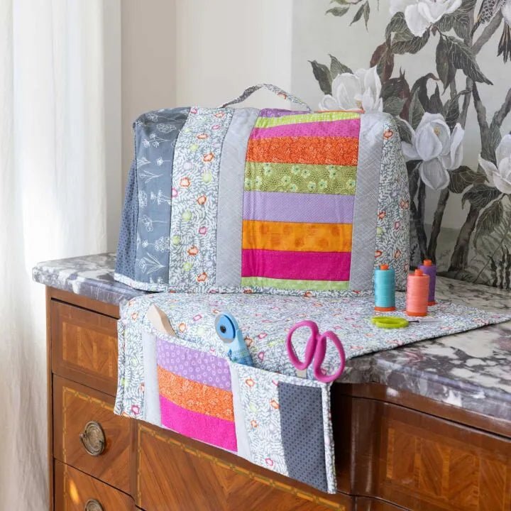 Sewing Machine Cover & Caddy Quilt - As - You - Go Kit - Maple Leaf Quilting Company Ltd.