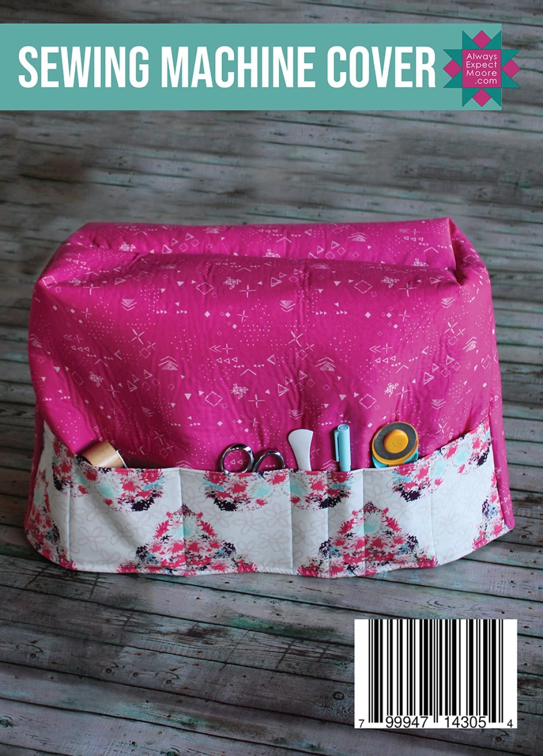 Sewing Machine Cover Postcard Pattern (CM202117) - Maple Leaf Quilting Company Ltd.