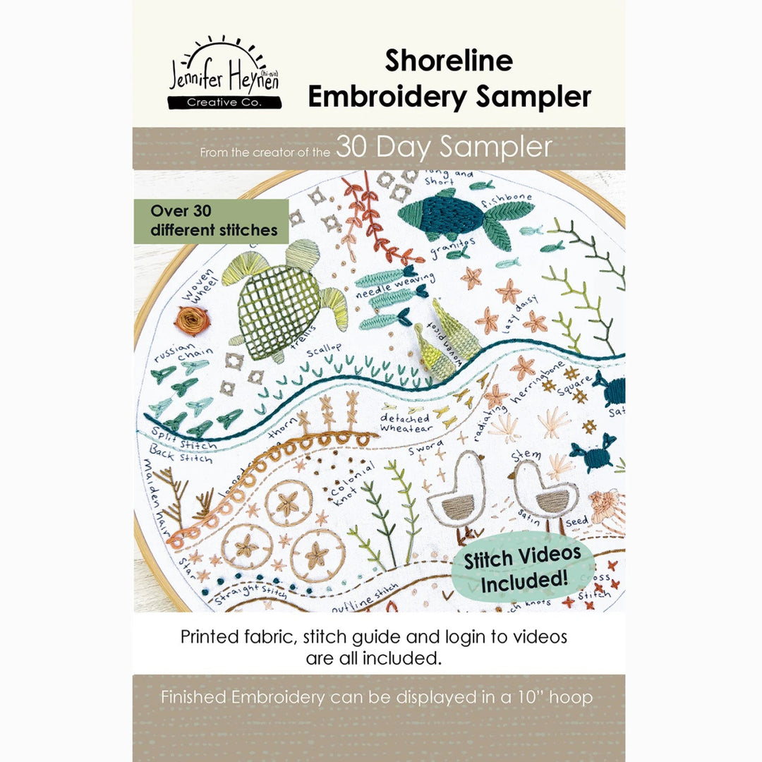 Shoreline Embroidery Sampler (KTR - 8664) - Maple Leaf Quilting Company Ltd.