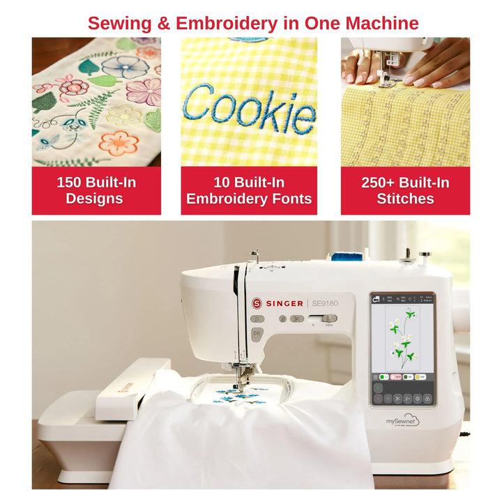 Singer SE9180 Embroidery and Sewing Machine - Maple Leaf Quilting Company Ltd.