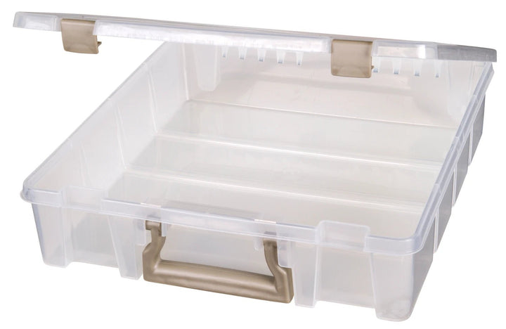 Single Compartment Super Satchel Box - Clear (6955AB) - Maple Leaf Quilting Company Ltd.