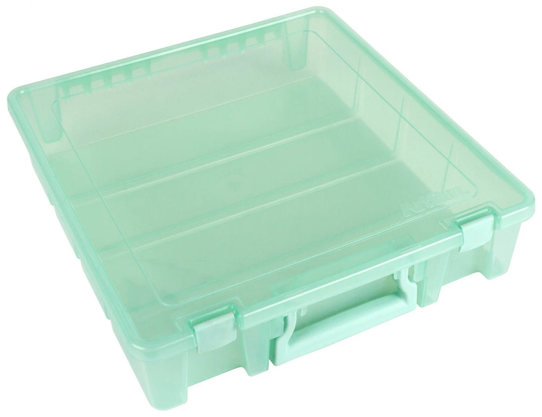 Single Compartment Super Satchel Box - Mint (6955RJ) - Maple Leaf Quilting Company Ltd.