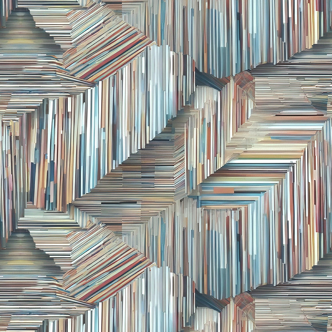 Slate Line Art Geometric | 118" Cotton (8675S - 79) – Sold in UNITS of ¼ metre - Maple Leaf Quilting Company Ltd.